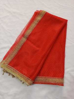 ASHA CHUNRI HOUSE Net Embellished Women Dupatta