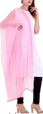 Sai fashions store Chiffon Solid Women Dupatta