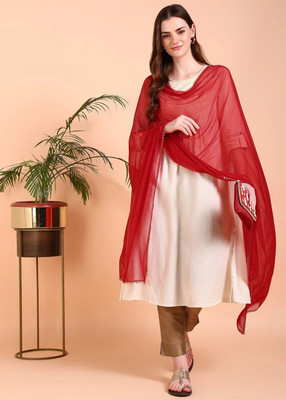 KHATRI Chiffon Embellished Women Dupatta