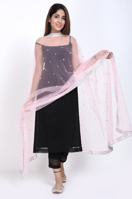 Trendz Hack Net Embellished Women Dupatta