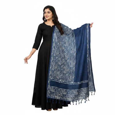 Traditions Bazaar Art Silk, Bhagalpuri Silk Printed Women Dupatta