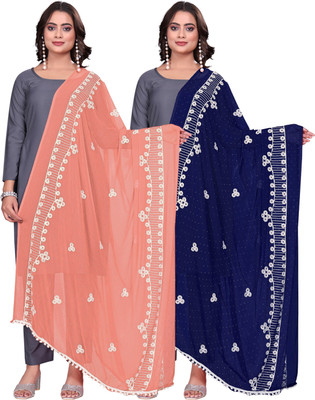 Kemza Chiffon Embroidered Women Dupatta