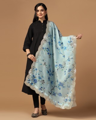 Sixsigma Organza Printed Women Dupatta