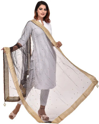 Trendz Hack Net Embellished Women Dupatta