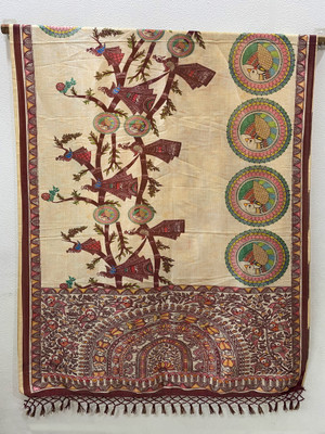 NESA Cotton Blend Printed Women Dupatta