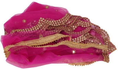 Aashirwad Creations Net Embroidered Women Dupatta
