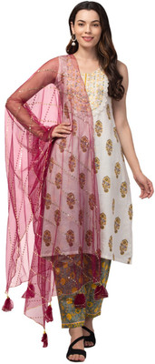 awkfull Net Embroidered Women Dupatta