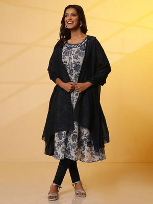 Aurelia Pure Cotton Geometric Print Women Dupatta