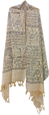umzah Khadi Cotton Printed Women Dupatta