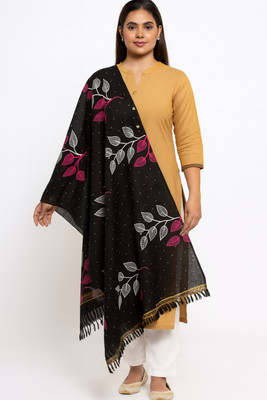 Rare Culture Cotton Blend Floral Print Women Dupatta