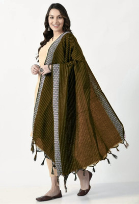 LIVVIE Wool Blend Striped Women Dupatta