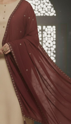 RudraniLuxury Cotton Silk Embroidered Women Dupatta