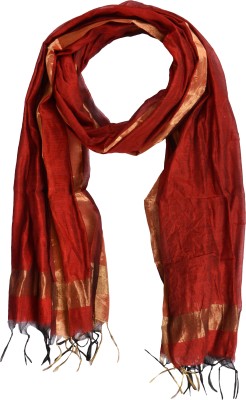 YOUTHQUAKE Silk Blend Solid Women Dupatta