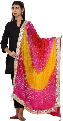 DEVAR BHABHI Art Silk Printed Women Dupatta