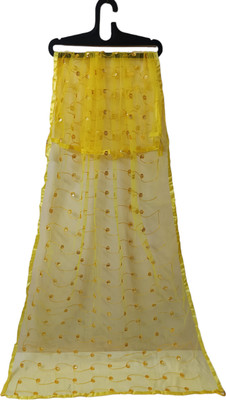 abhikart Net Embroidered Women Dupatta