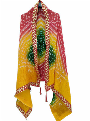 GG TEXTILE Art Silk Printed, Self Design Women Dupatta