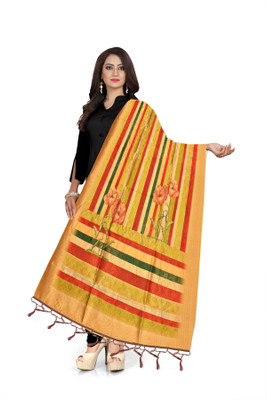 DP Creation Art Silk Printed Women Dupatta