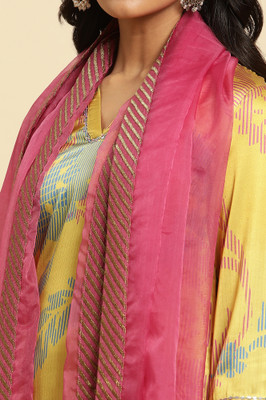 W Polyester Solid Women Dupatta