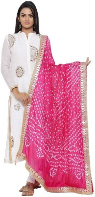 pk hub Art Silk Printed Women Dupatta