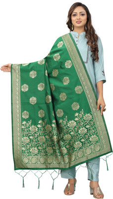 KF Collection Art Silk Woven Women Dupatta