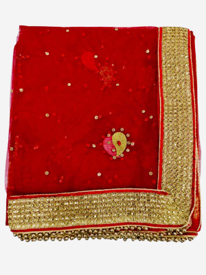 SAHINADUPATTA Net Embellished Women Dupatta