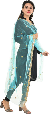 YOUTHQUAKE Net Embellished Women Dupatta