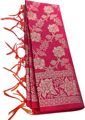 APNA KAPDA BAZAAR Silk Blend Woven Women Dupatta