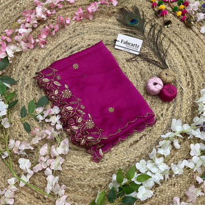 Payu Art Silk Embroidered Women Dupatta