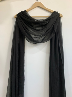 Groundfashion Chiffon Solid Women Dupatta