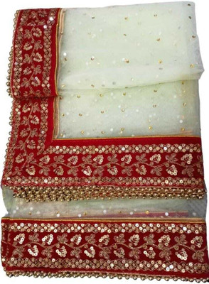 MAMTA COLLECTION Net Embroidered Women Dupatta