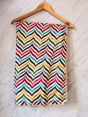 Saanchi Enterprise Silk Blend Printed Women Dupatta