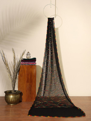 Globus Pure Silk Embellished Women Dupatta
