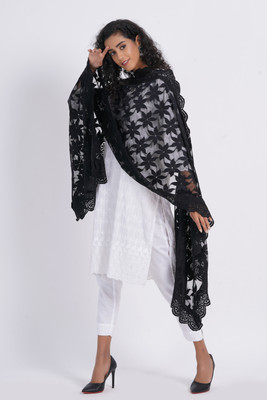 Trendz Hack Net Self Design Women Dupatta