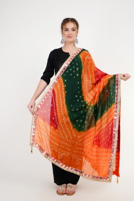 KARTHAV FASHION Silk Blend Self Design Women Dupatta