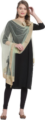 jain matching center Net Embellished Women Dupatta