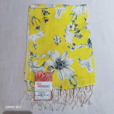 Jharcraft Cotton Blend Printed Women Dupatta