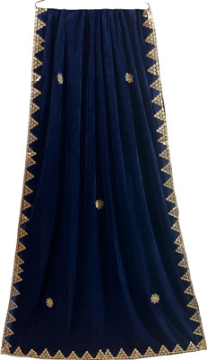 Sdvarshafashion Velvet Embroidered Women Dupatta