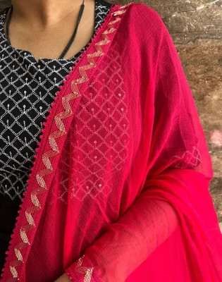 N P ENTERPRISE Chiffon Solid Women Dupatta
