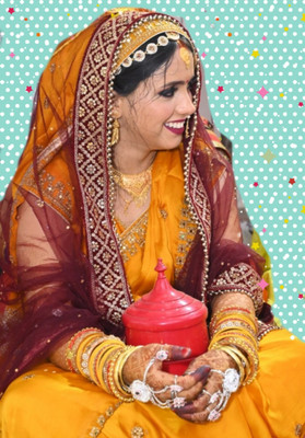 Navti Creations Net Embroidered Women Dupatta