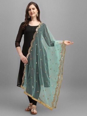 DEVANGI Net Embellished Women Dupatta