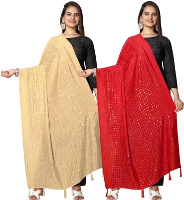 Kemza Pure Cotton Embellished Women Dupatta