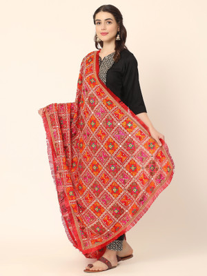 Moda Chales Chiffon Embroidered Women Dupatta