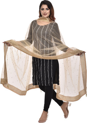 INVENT FASHION Net Embroidered Women Dupatta