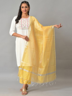 Aurelia Polyester Self Design Women Dupatta