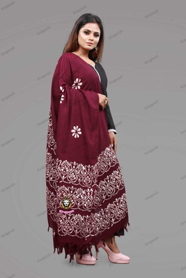 KIRAJENSH ENTERPRISE Cotton Blend Polka Print Women Dupatta