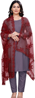 Kemza Net Embroidered Women Dupatta