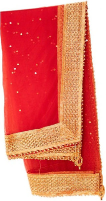 APNA KAPDA BAZAAR Net Self Design Women Dupatta