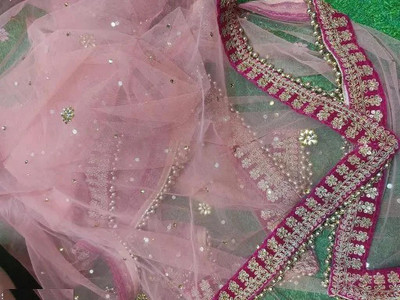 Anaisha fashion Net Embroidered Women Dupatta