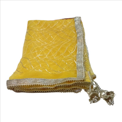 anni fashion Net Geometric Print Women Dupatta