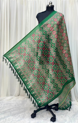 SHIVA CLOTHING Art Silk Printed Women Dupatta